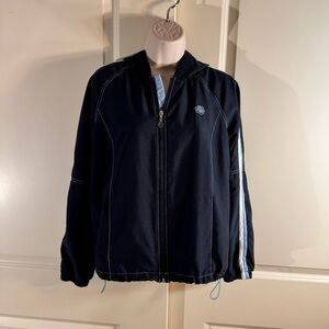 Green Tea Navy Hooded Jacket Medium